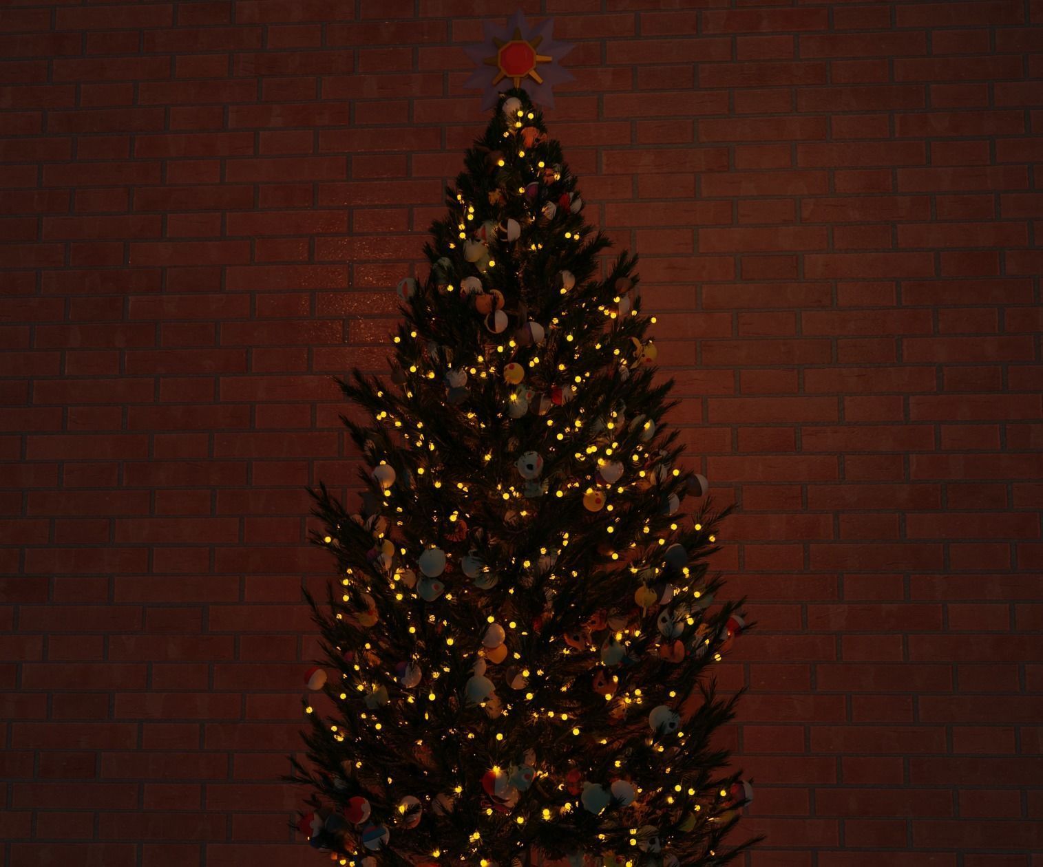 Pokemon Christmas tree ornament set 3D print model_4