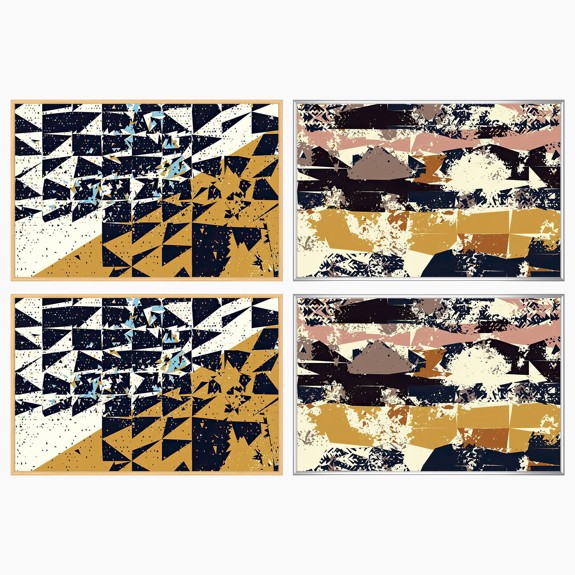 Wall Art Set 3836 3D model_2