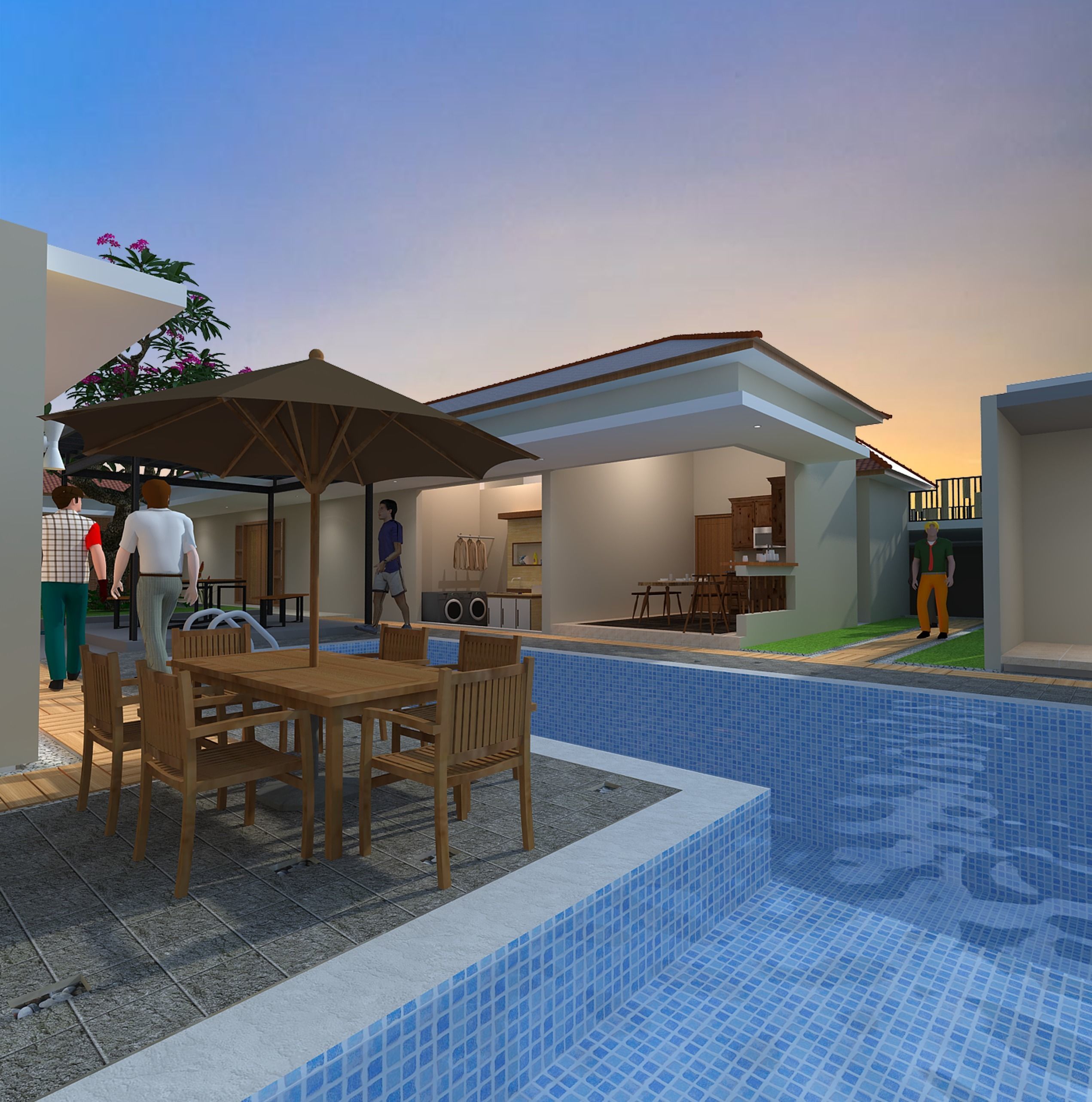 TRADITIONAL HOUSE OF JAVA WITH INTERIOR 3D model_20