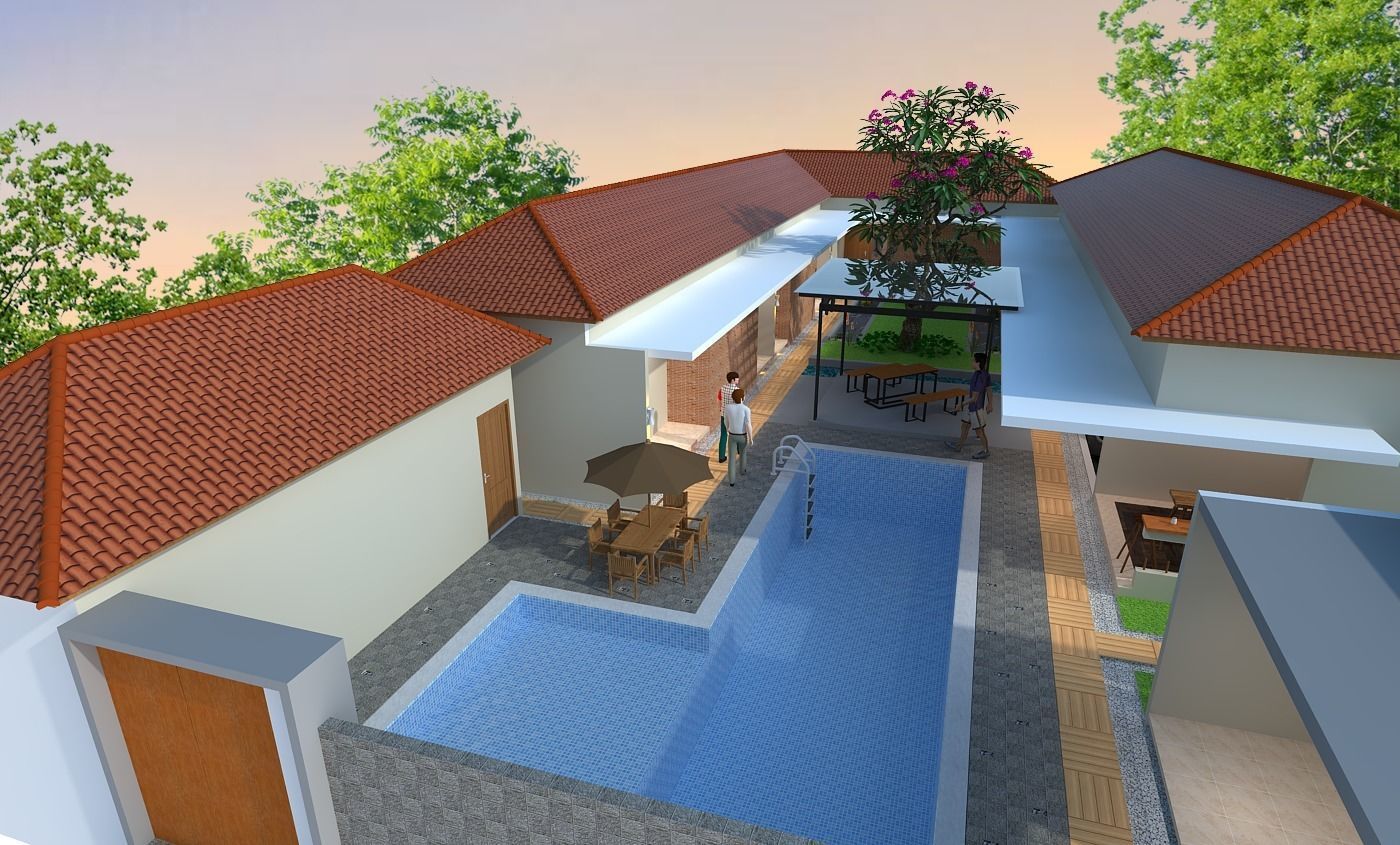 TRADITIONAL HOUSE OF JAVA WITH INTERIOR 3D model_21