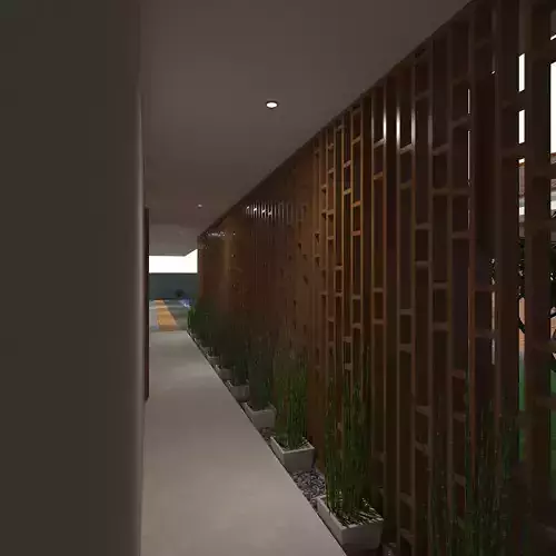 TRADITIONAL HOUSE OF JAVA WITH INTERIOR 3D model