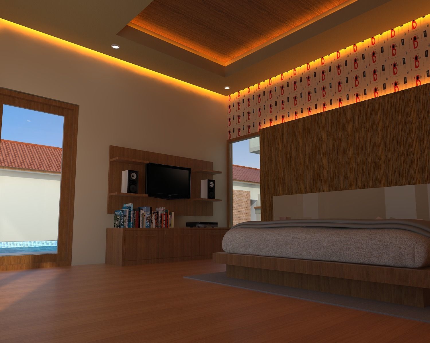 TRADITIONAL HOUSE OF JAVA WITH INTERIOR 3D model_12