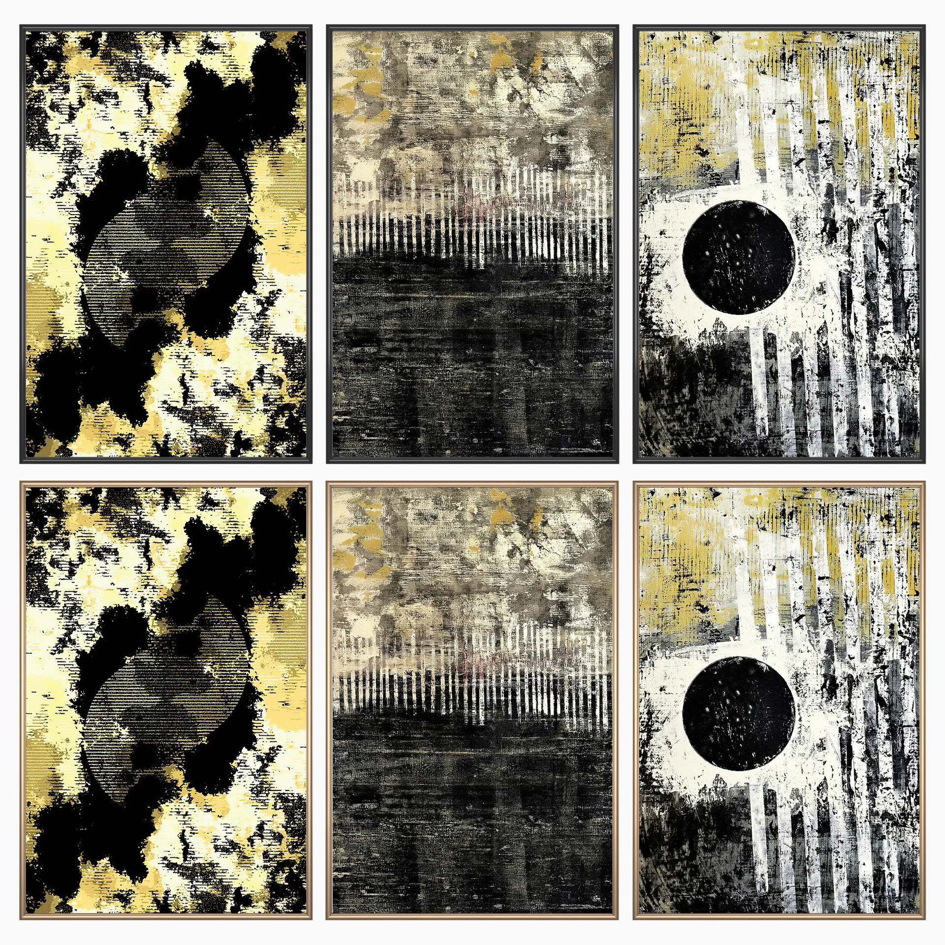 Wall Art Set 3838 3D model_1