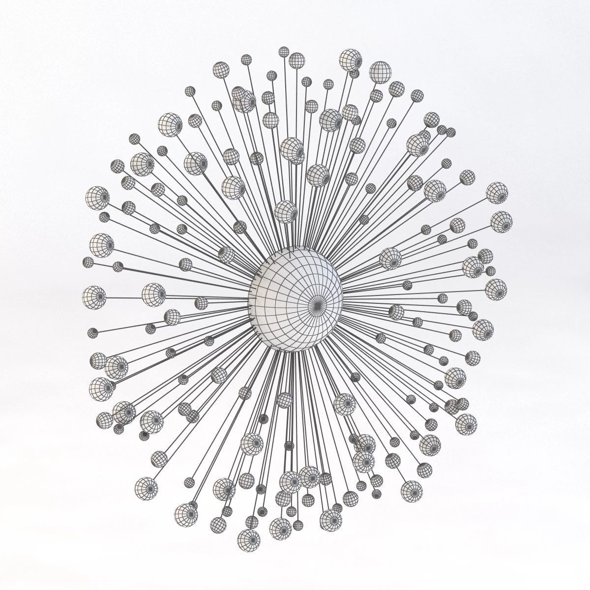 Iron Werks Dazzle Wall Sculpture 3D model_8