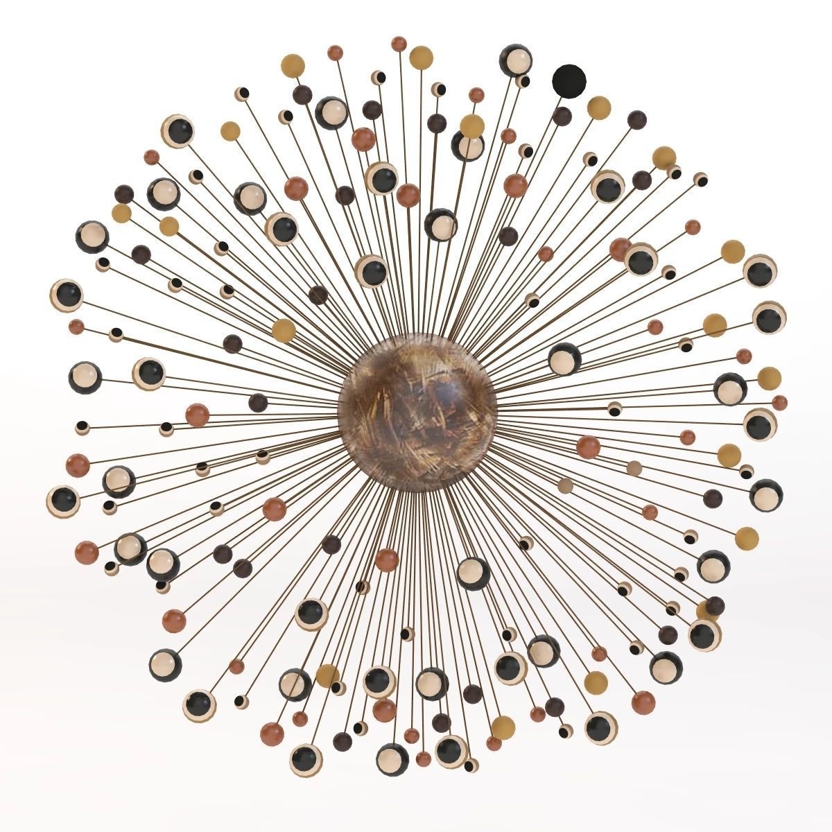 Iron Werks Dazzle Wall Sculpture 3D model_6