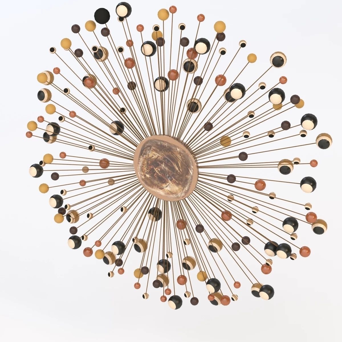 Iron Werks Dazzle Wall Sculpture 3D model_2