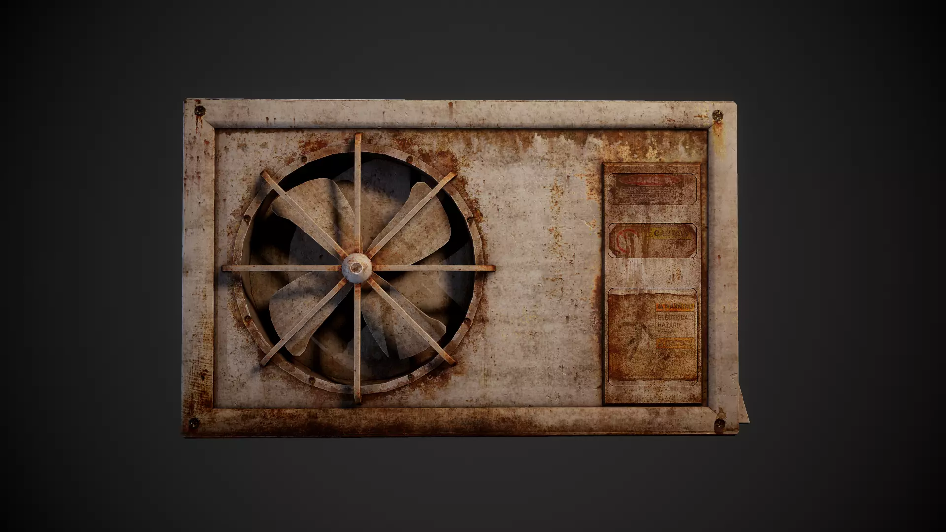 AC Unit Low-poly 3D model