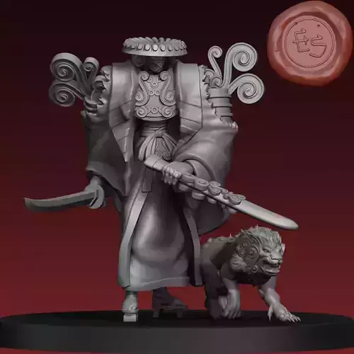Yojimbo - Final Fantasy X - Miniature 3D print model