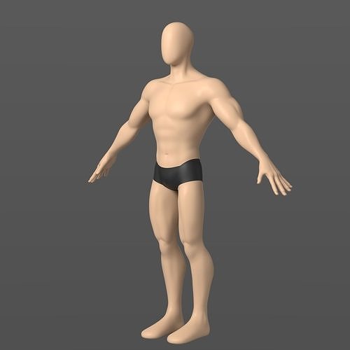 baseBody male 3D model