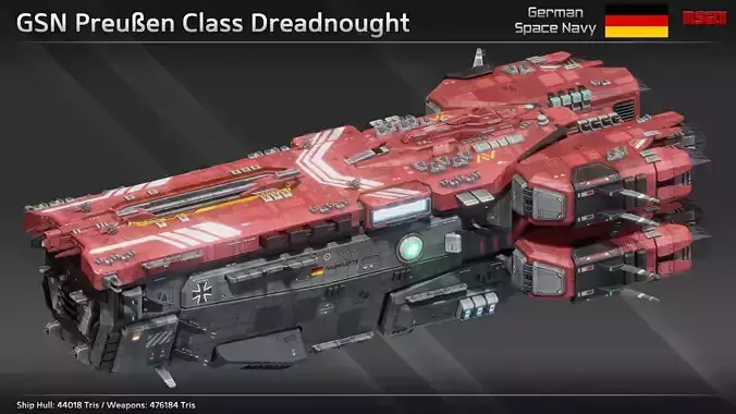 GSN Preussen Class Dreadnought