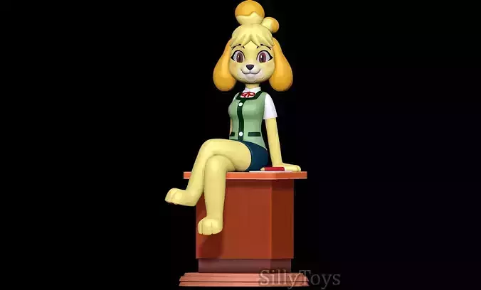 isabelle - Animal Crossing  3D print model