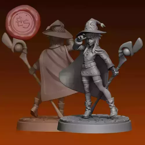 Megumin Konosuba 32mm Miniature