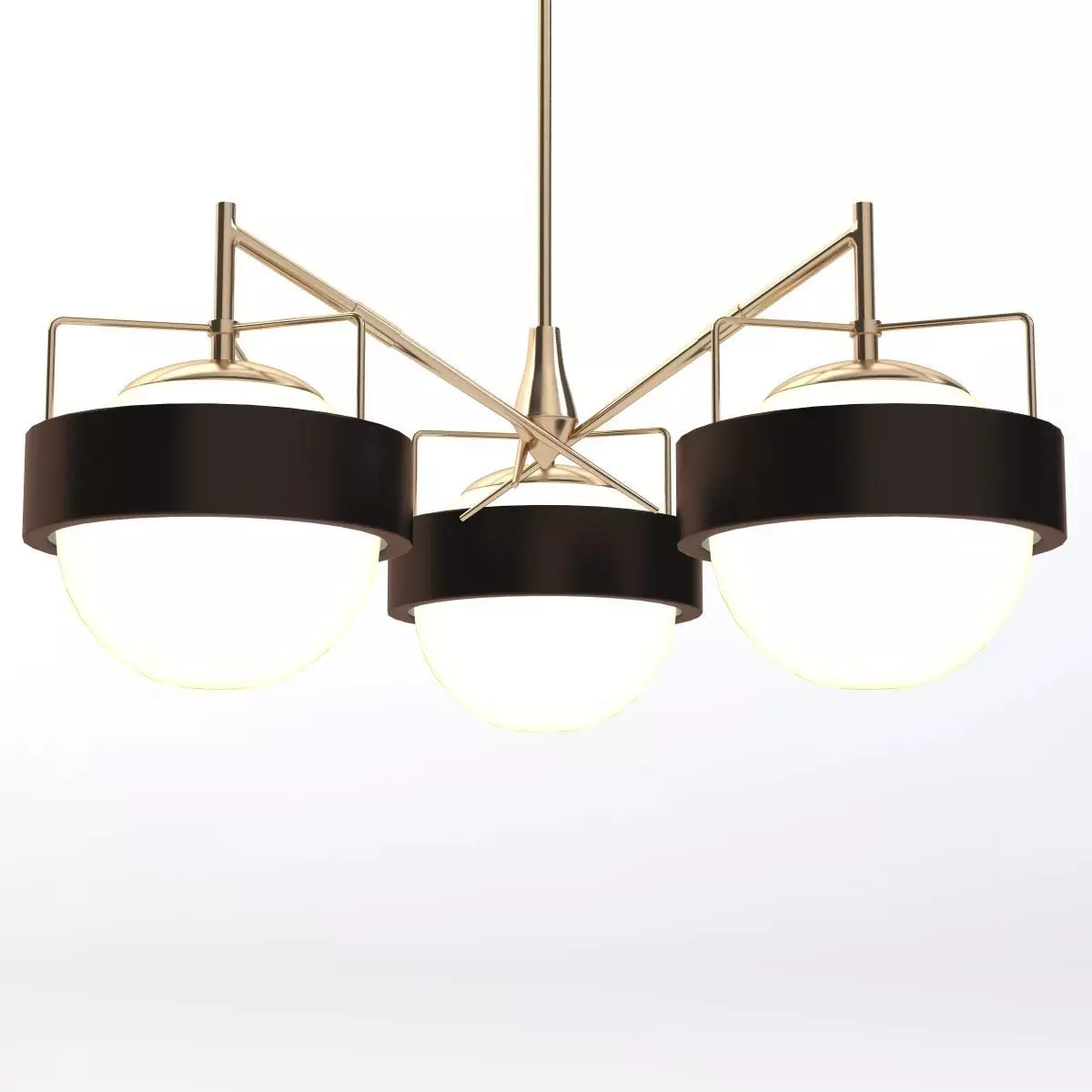 Italian Saturn Chandelier 3D model_0