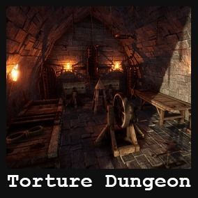 Torture Device 15 Dungeon Props Low-poly 3D model_12