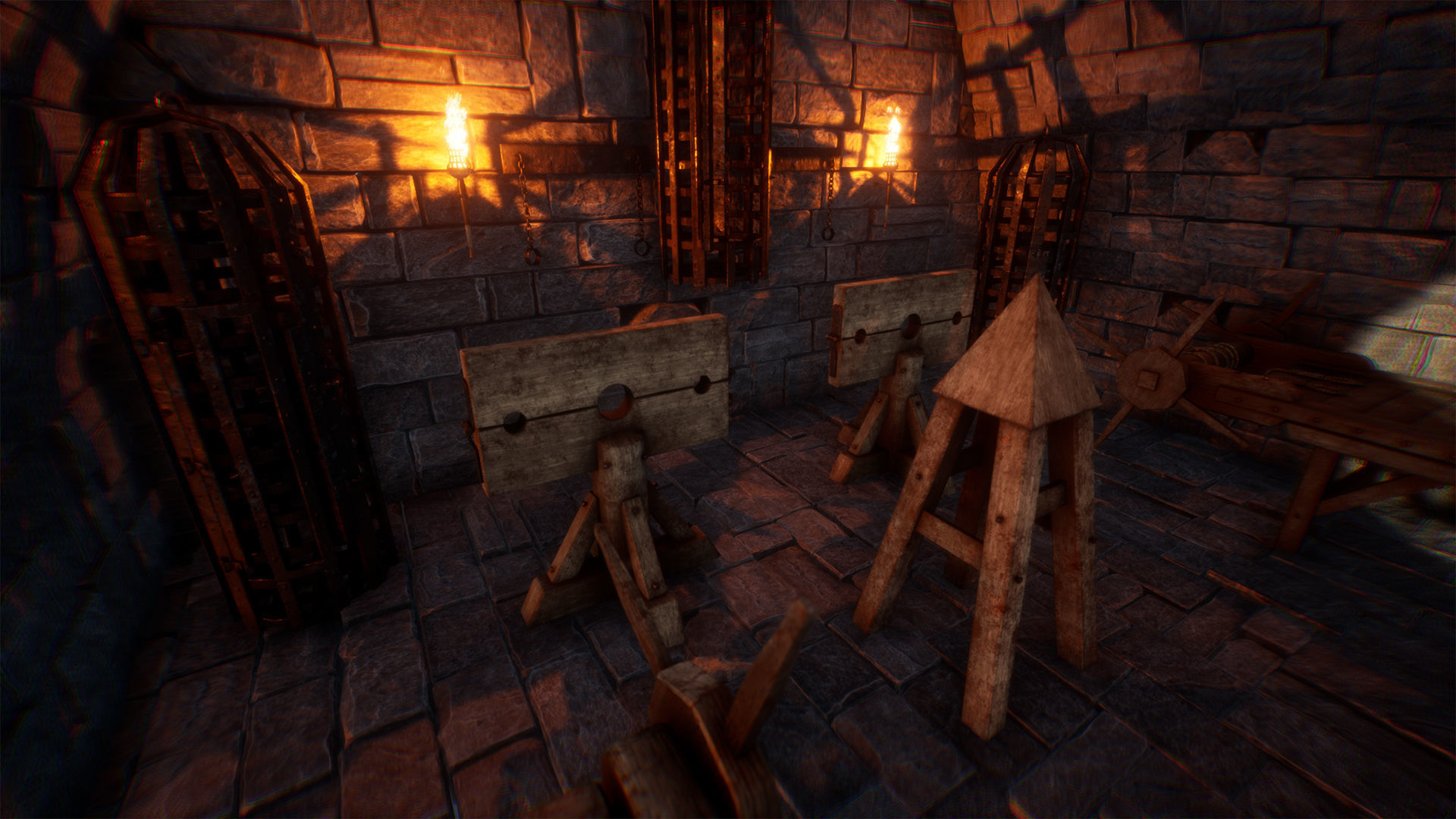 Torture Device 15 Dungeon Props Low-poly 3D model_8