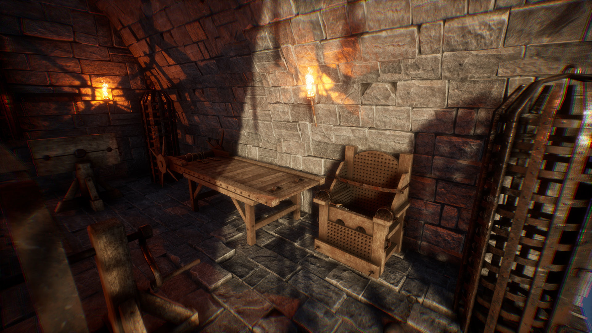 Torture Device 15 Dungeon Props Low-poly 3D model_7