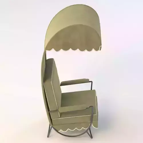Jean Royere Canopy Lounge Chair