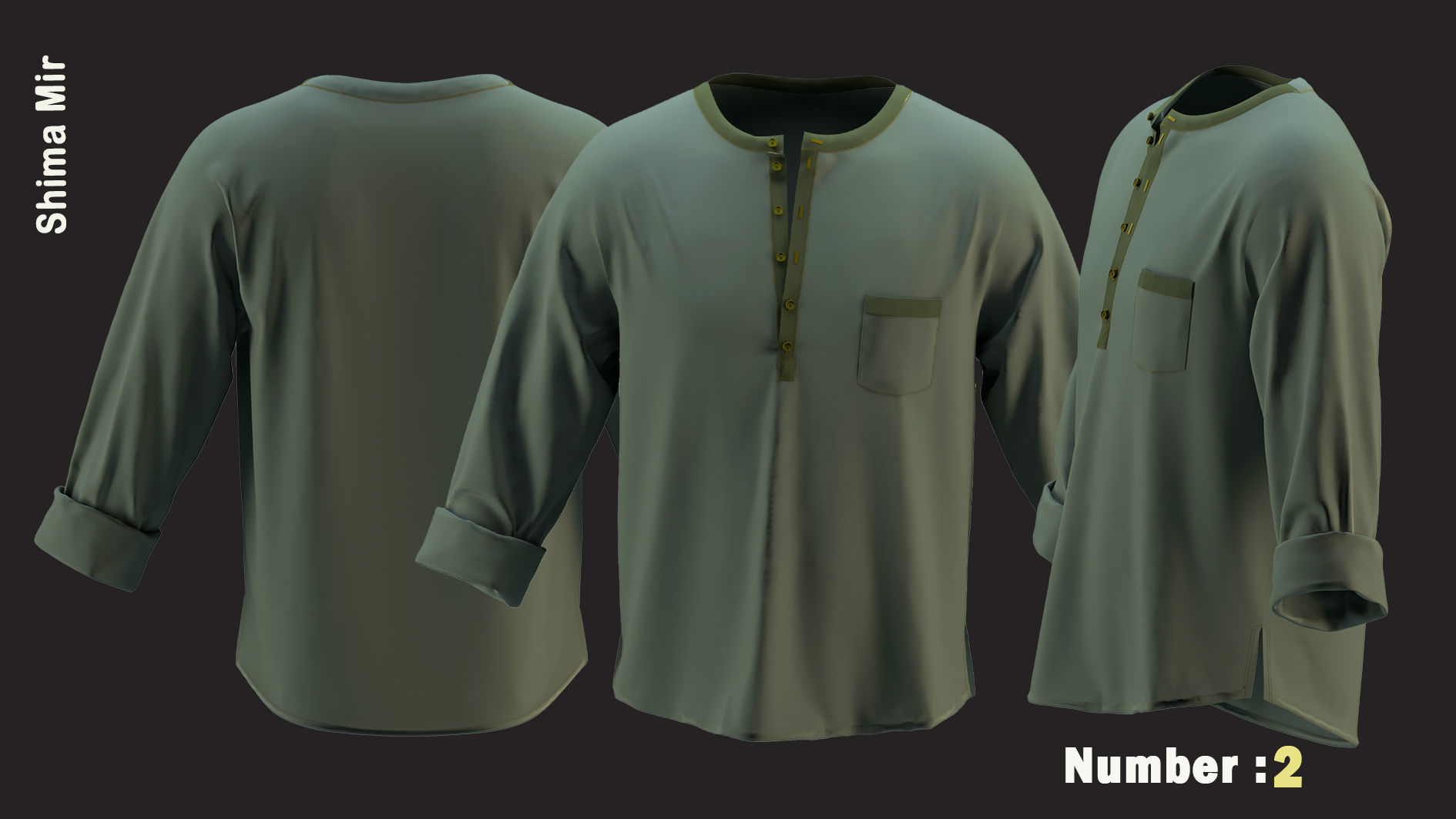 10 Men T-shirt  - ZPRJ - FBX - OBJ - MTL-  MAX-  TEXYURES 3D model_2