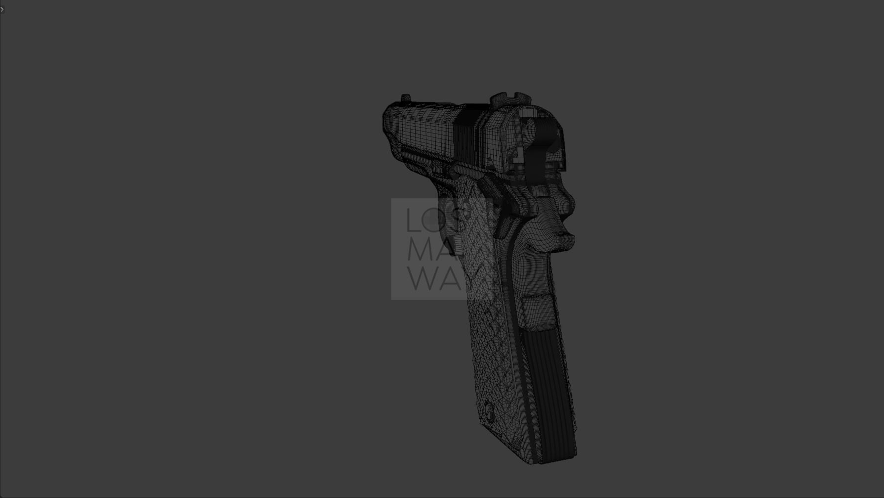 M1911 PISTOL FIREARM 3D model_5