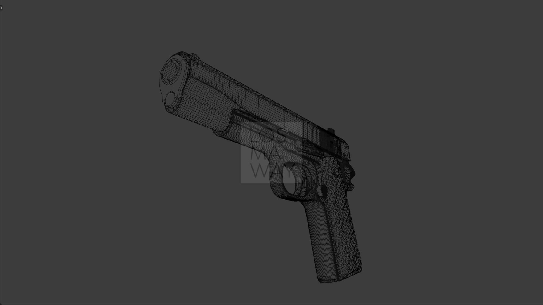 M1911 PISTOL FIREARM 3D model_6