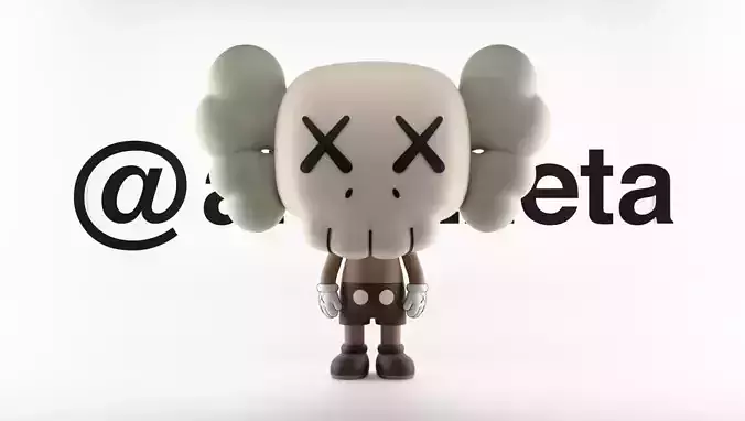 Kaws Companion Funko Pop Textured