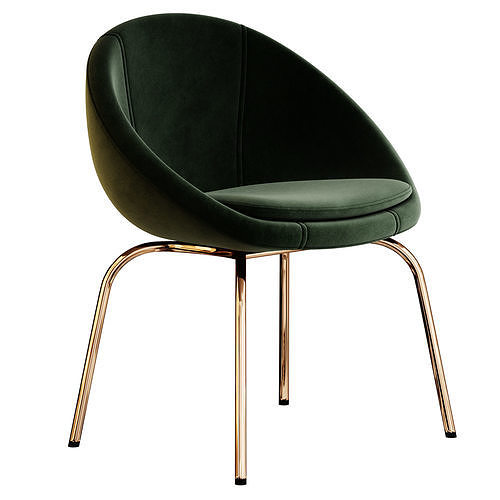Halo Lounge Chair 3D model 3