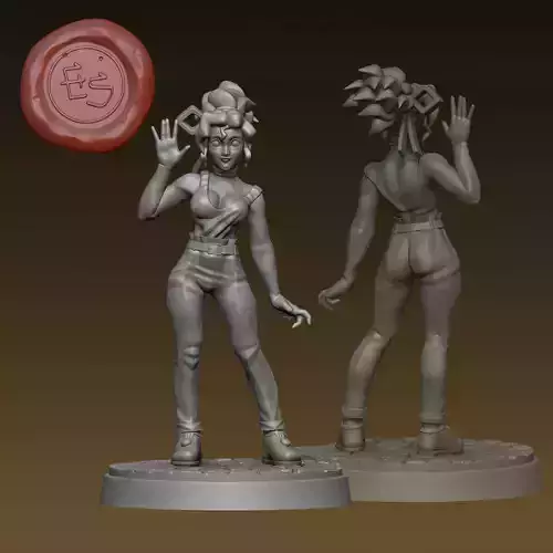 Mihoshi - Tenchi Muyo - 32mm Miniature
