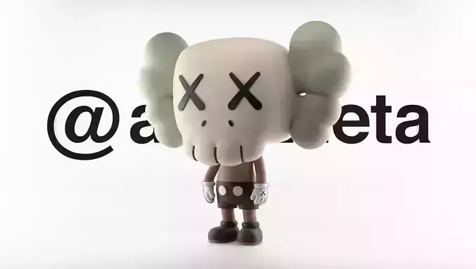 Kaws Companion Funko Pop for Print