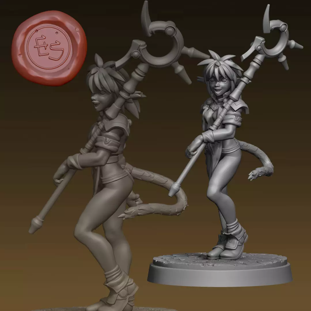 Fam - Ruin Explorers - 32mm Miniature 3D print model_0