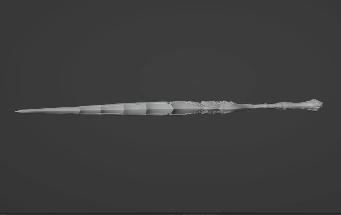 Skull Edge 3D model from Lineage2 Game 3D print 3D print model 3D print model_2