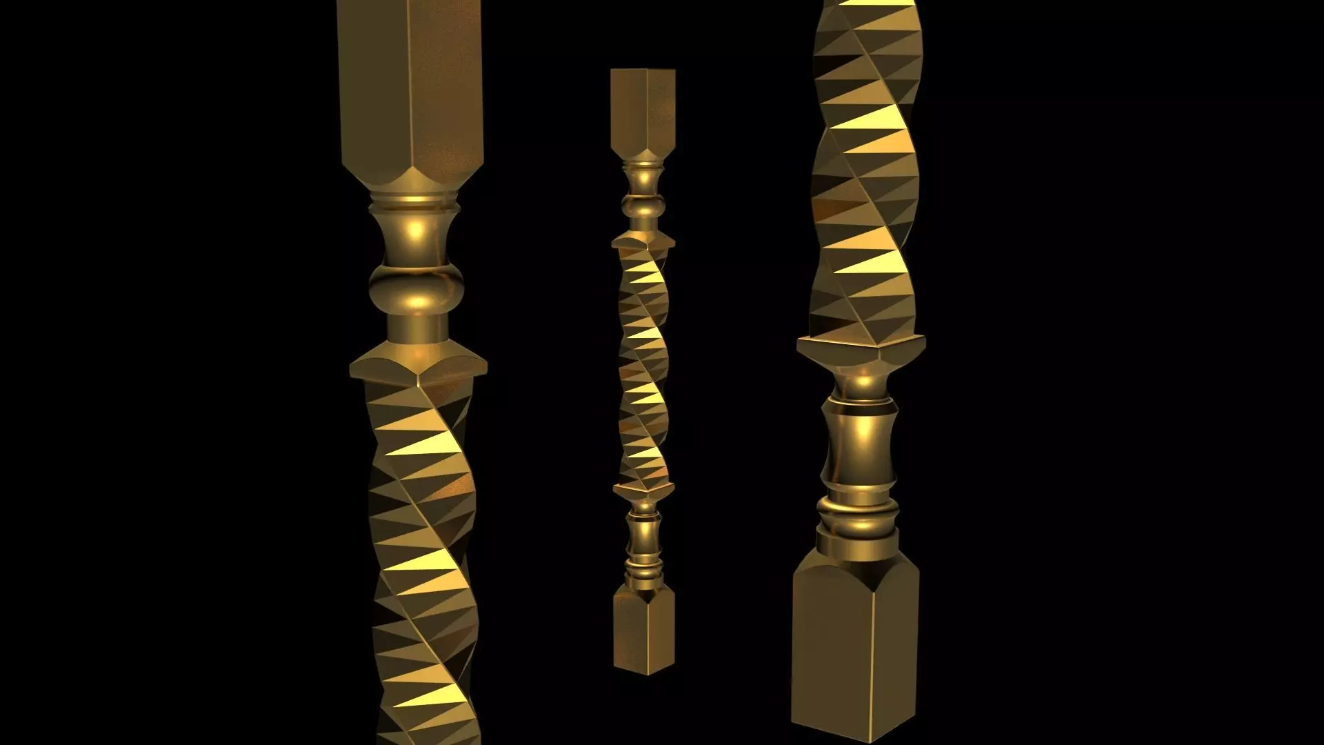 Columns Legs Tables Chairs CNC Wood Furniture 1008 3D print model