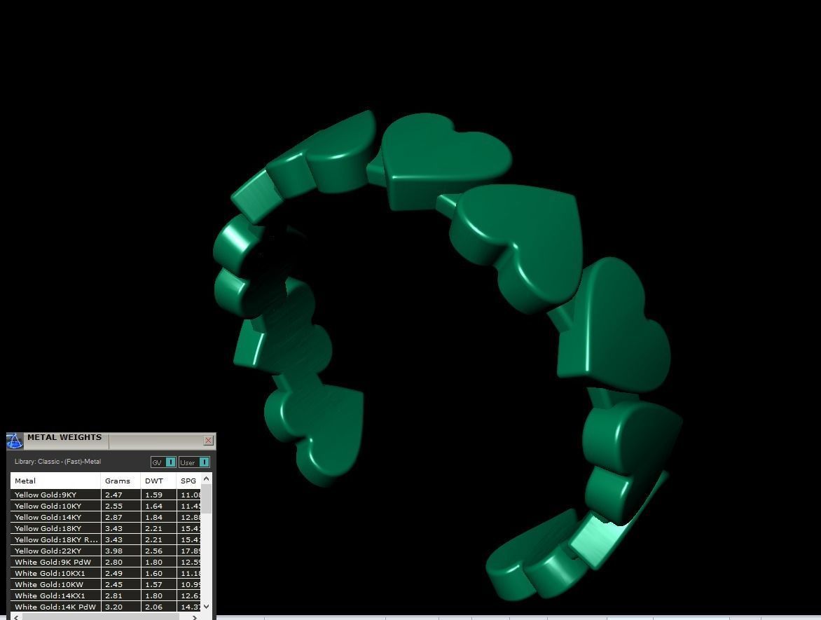 HEART RINGS 3D print model_1