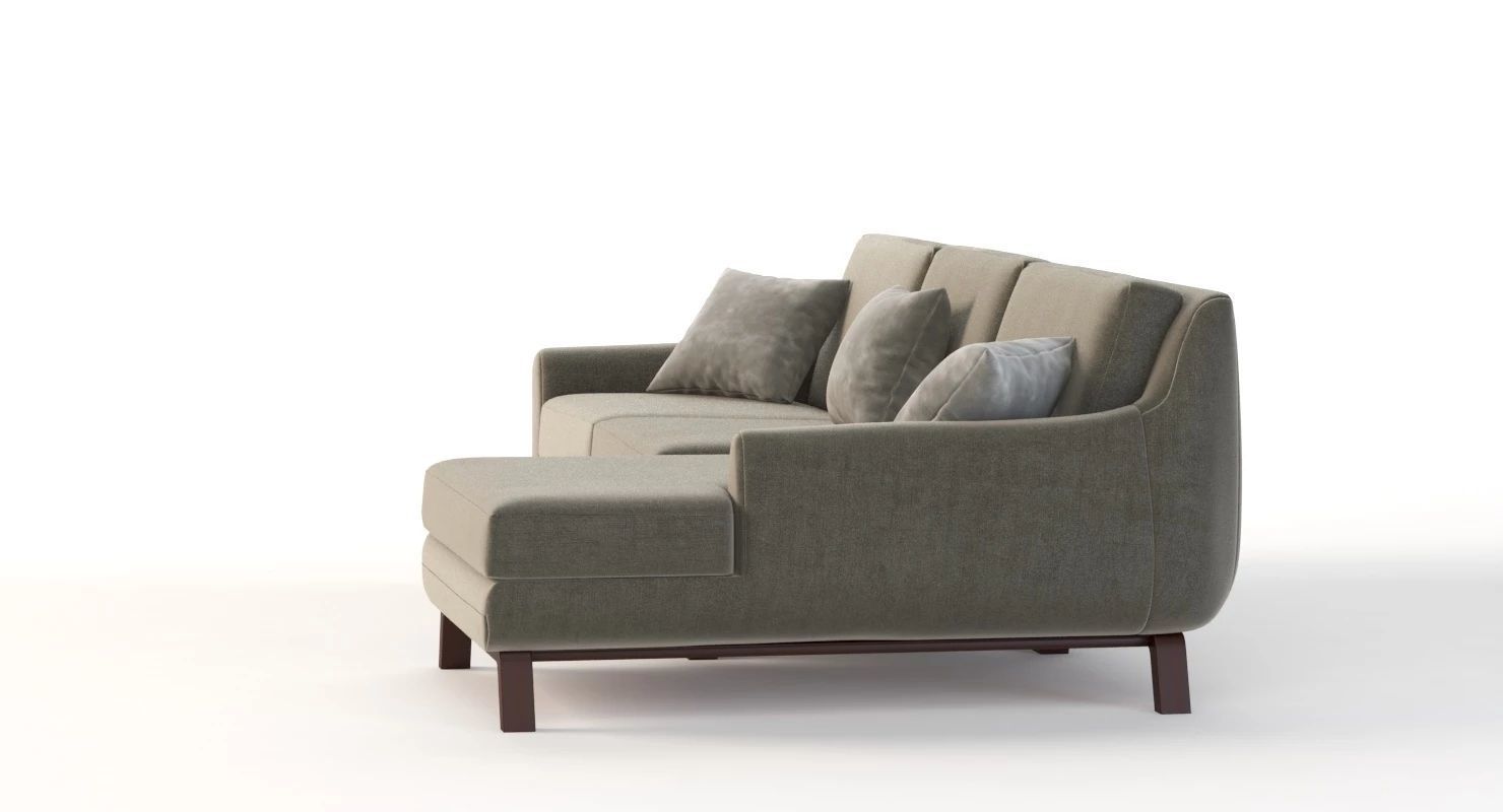 Joybird Calhoun Bi Sectional Chaise Lounge Corner Sofa 3D model_6