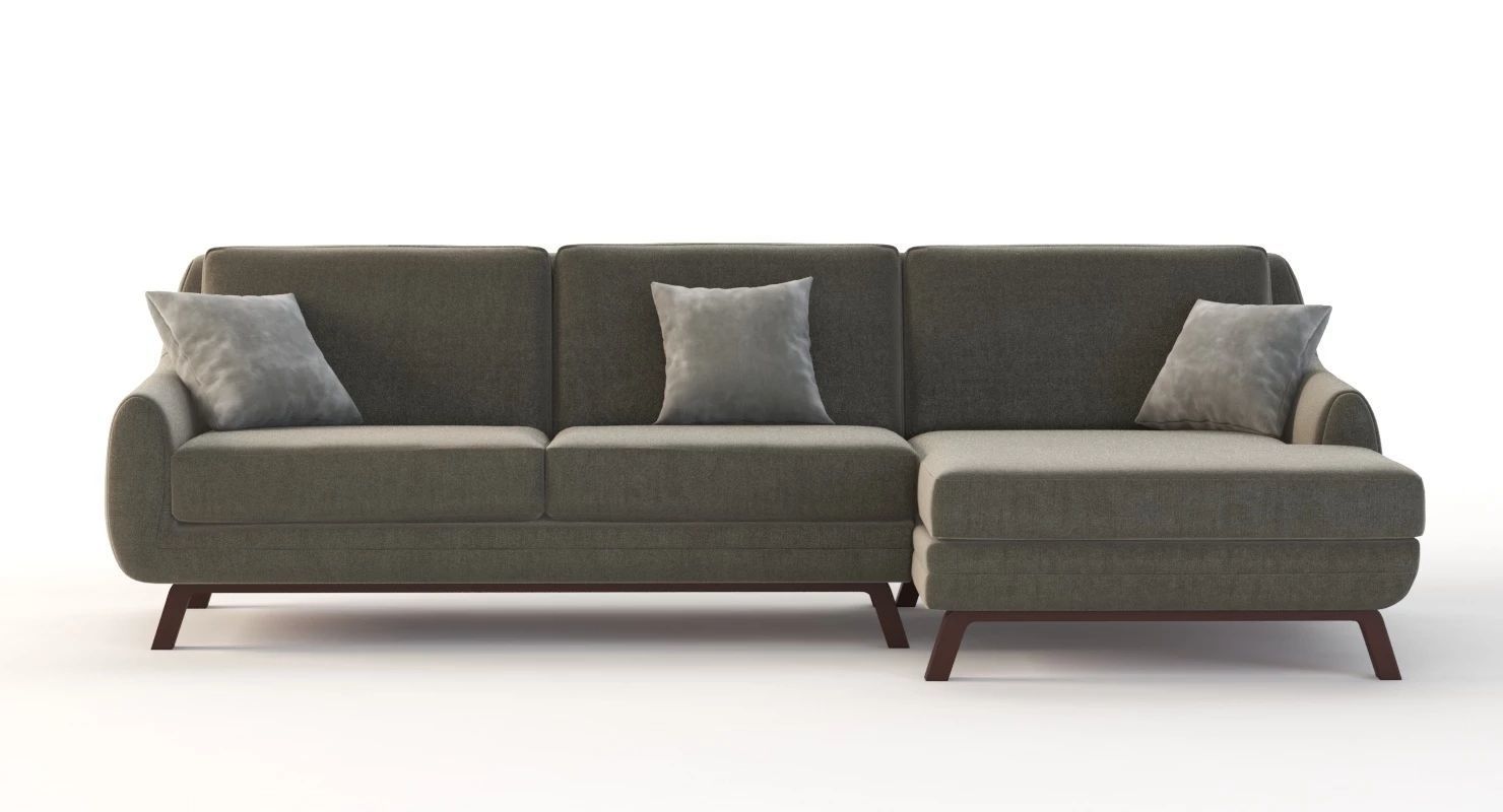 Joybird Calhoun Bi Sectional Chaise Lounge Corner Sofa 3D model_1