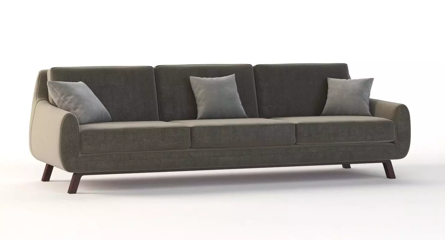 Joybird Calhoun Sectional Sofa Three Seater 3D model_0