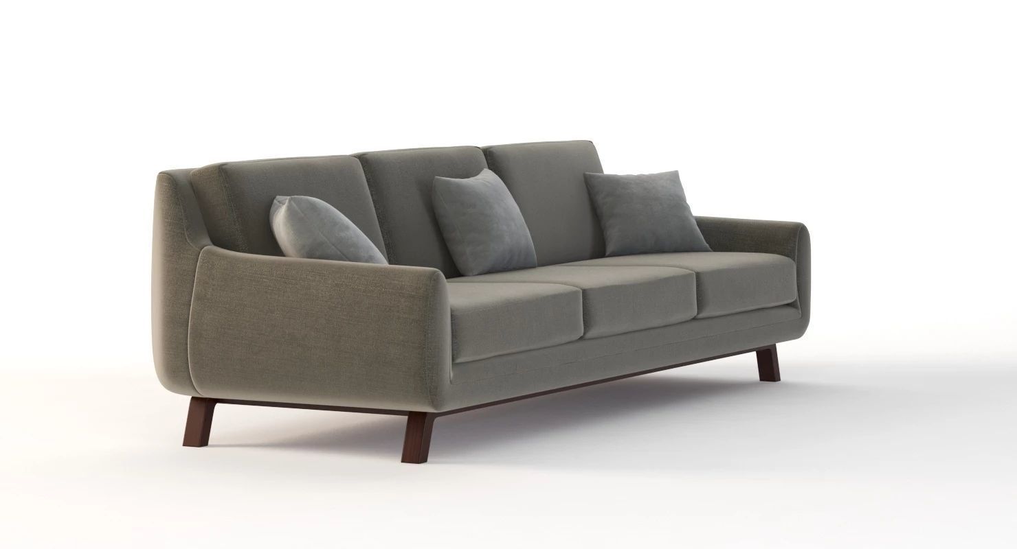 Joybird Calhoun Sectional Sofa Three Seater 3D model_1