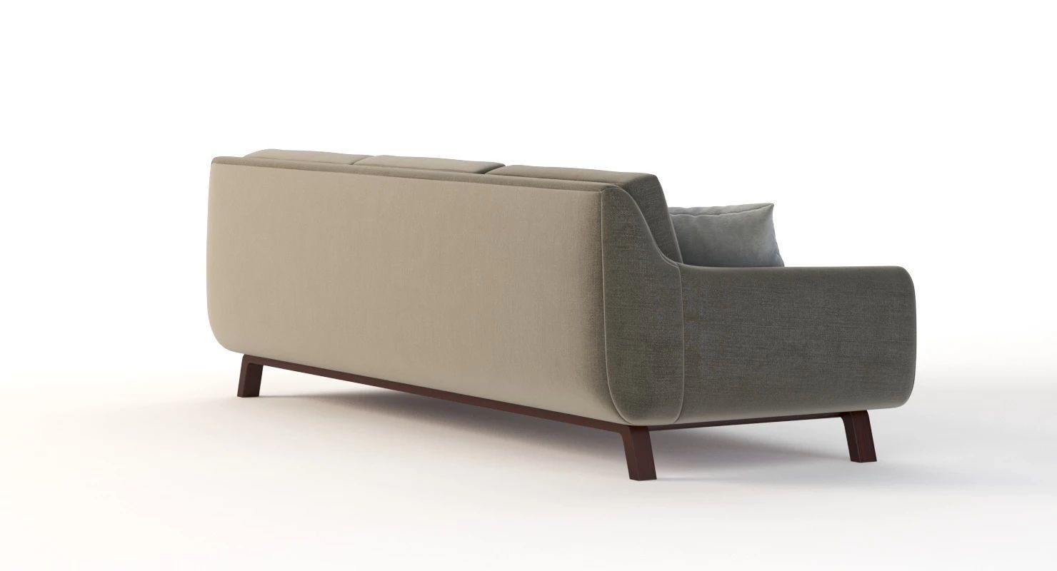 Joybird Calhoun Sectional Sofa Three Seater 3D model_2