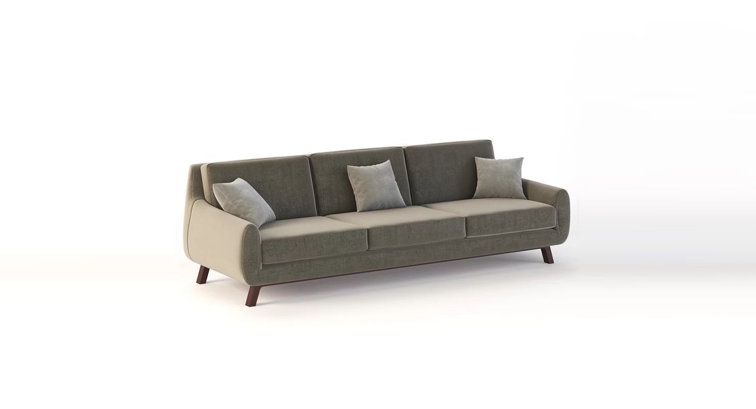 Joybird Calhoun Sectional Sofa Three Seater 3D model_9