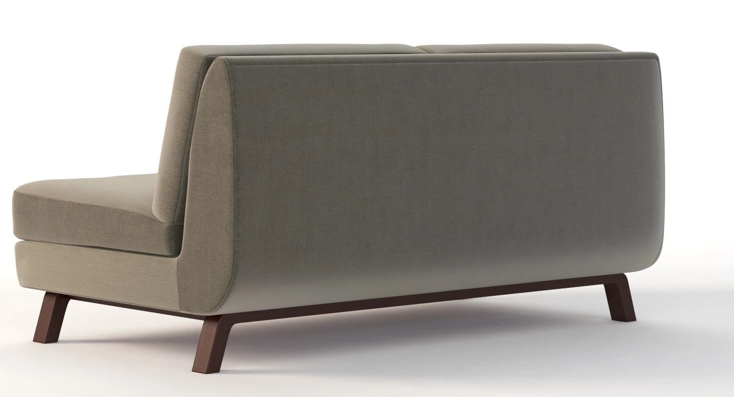 Joybird Calhoun Sectional Two Seater Corner Left Right Module 3D model_7