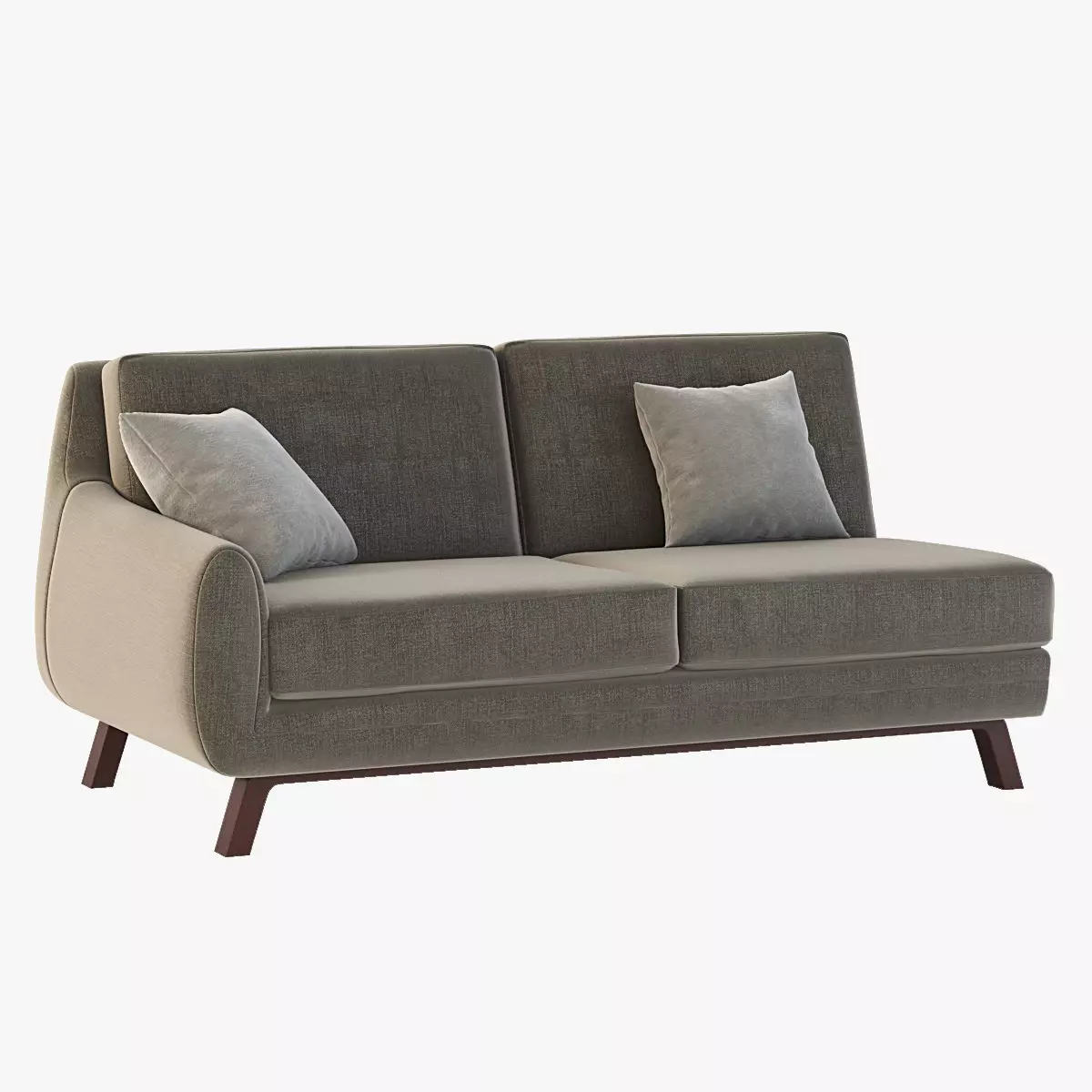 Joybird Calhoun Sectional Two Seater Corner Left Right Module 3D model_0