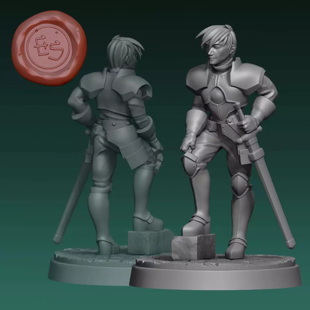 Parn - Record of Lodoss War - 32mm Miniature 3D print model