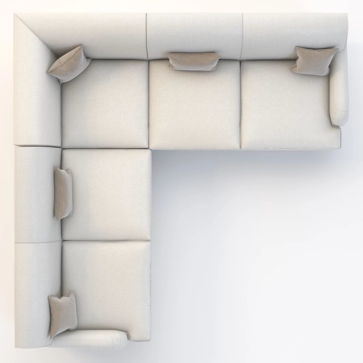 Joybird Robin Sectional Corner Sofa 3D model_7