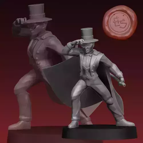 Tuxedo Mask - Sailor Moon - 32mm Miniature