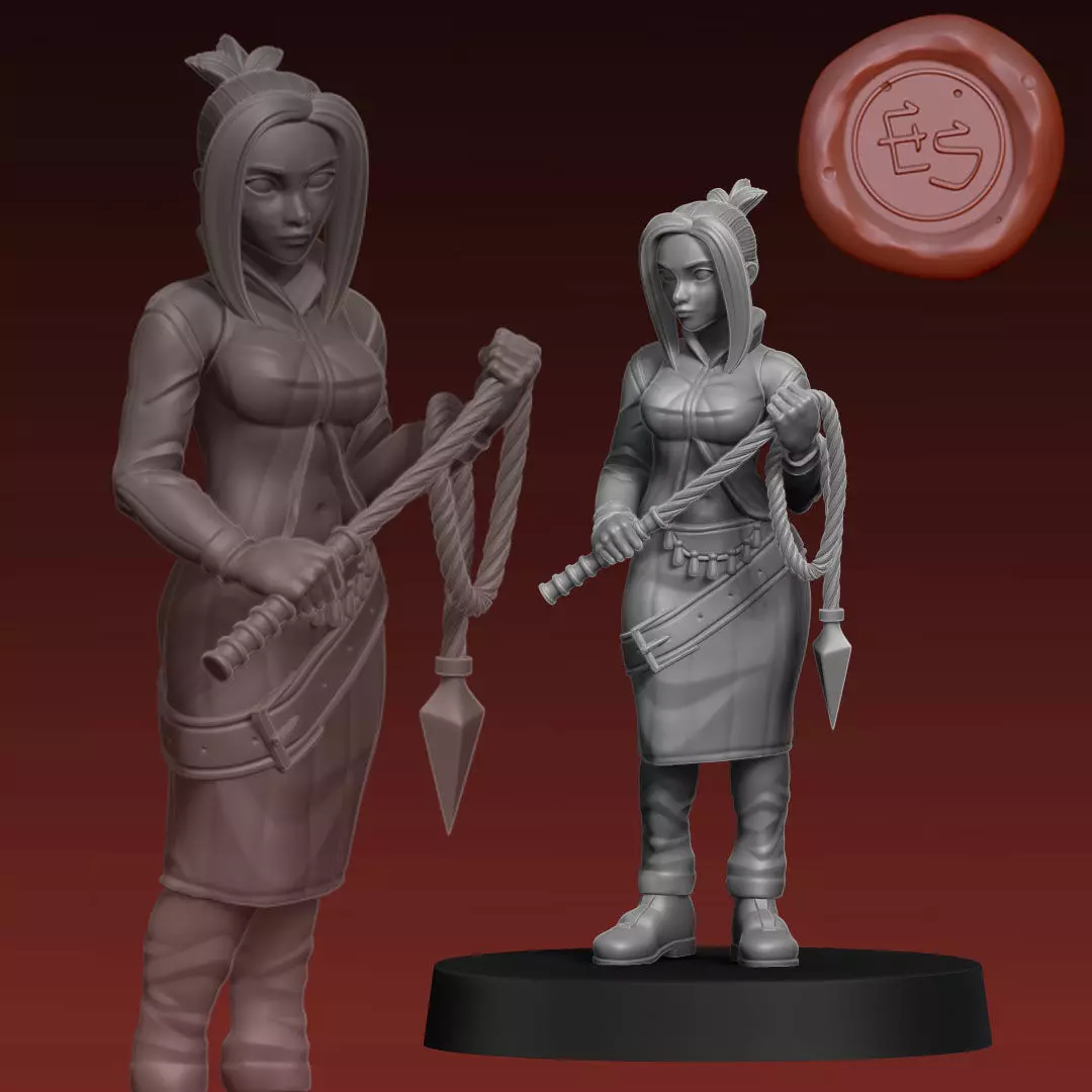 Quistis Trepe - Final Fantasy VIII - 32mm Miniature 3D print model_0