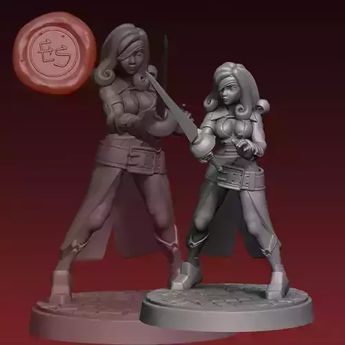 Beatrix - Final Fantasy IX - 32mm Miniature