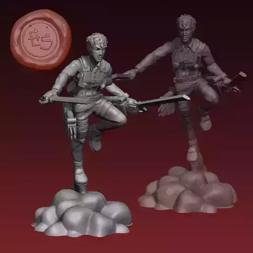 Bertholdt Hoover - Attack on Titan - 32mm Miniature