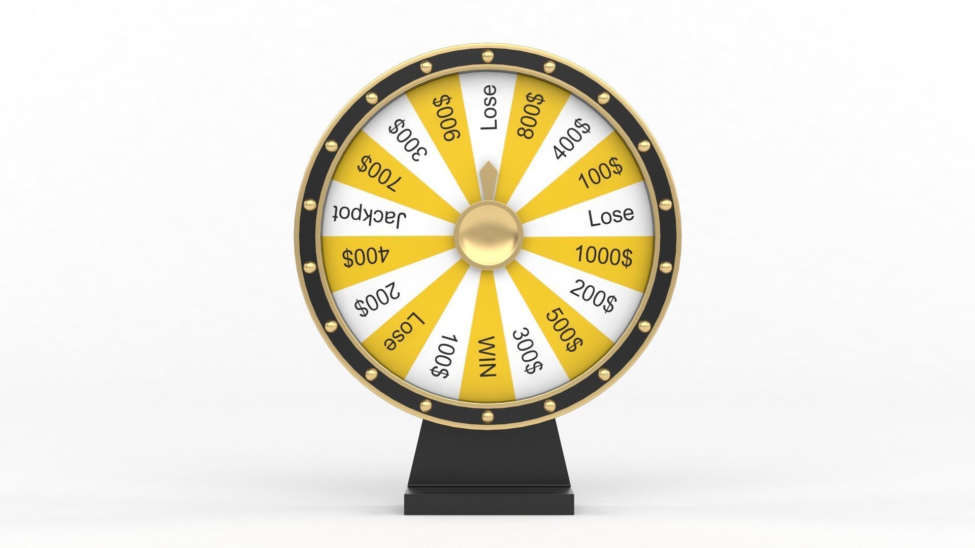 Wheel of Fortune 3D model_1