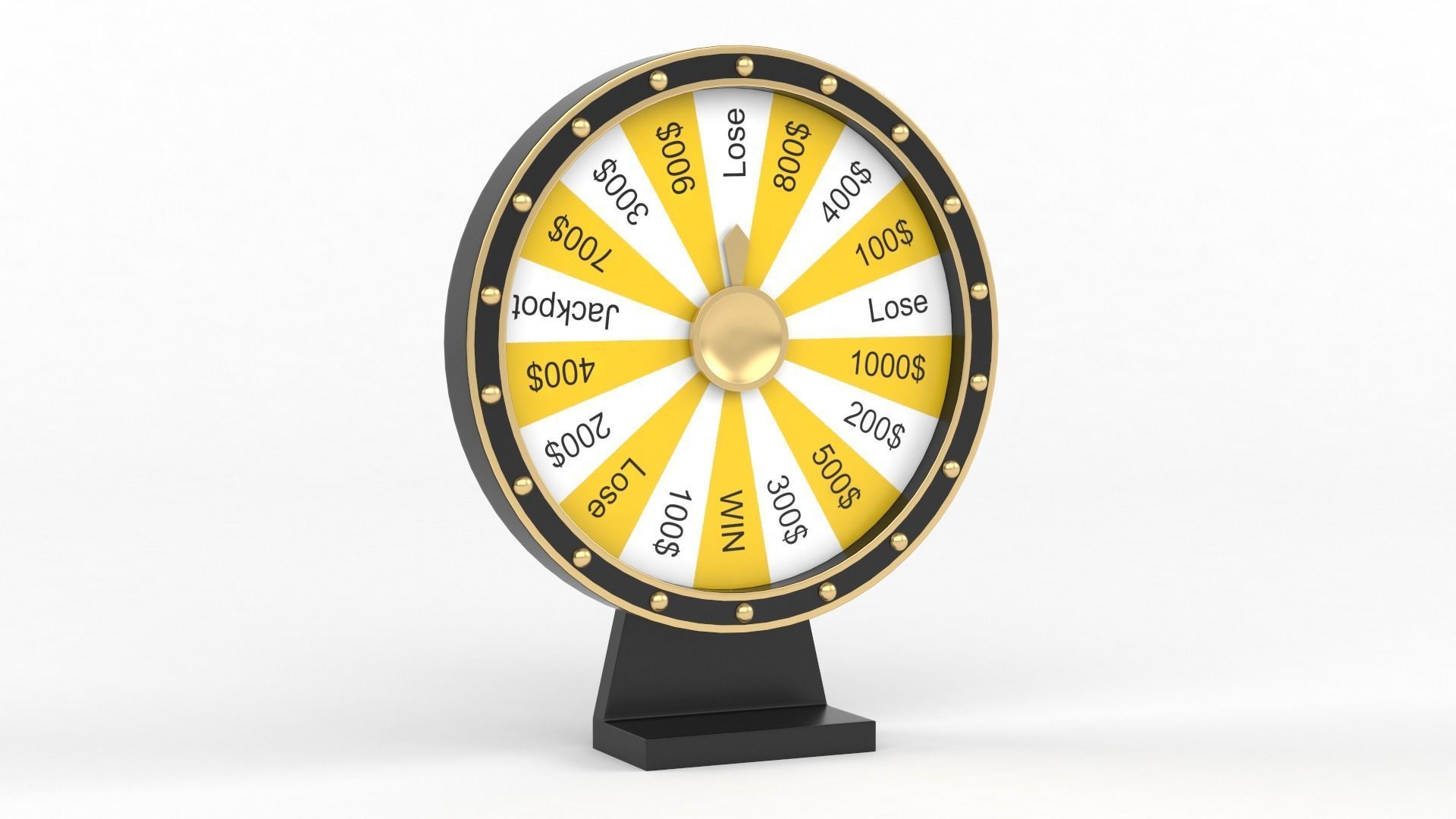Wheel of Fortune 3D model_4