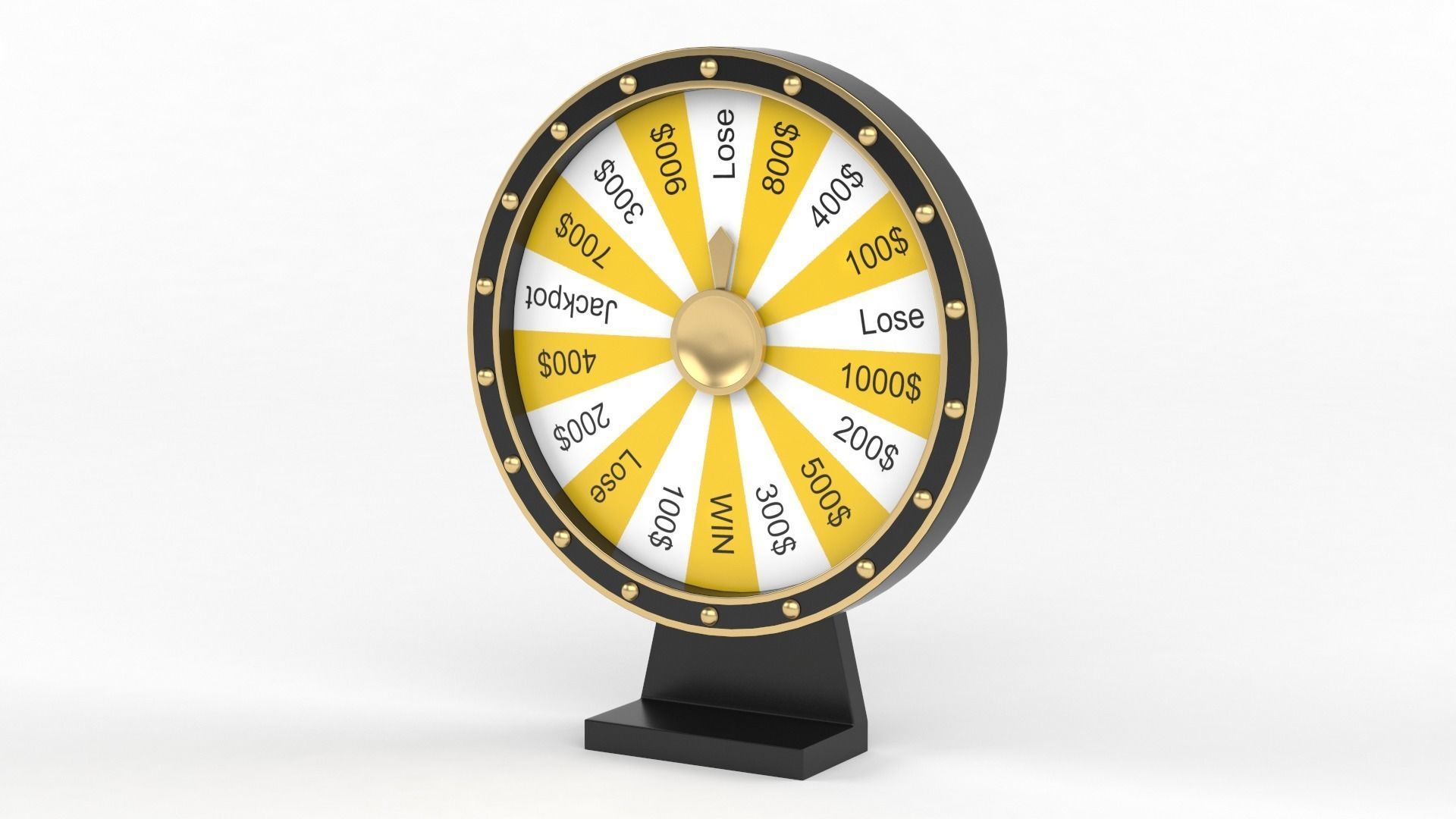 Wheel of Fortune 3D model_2