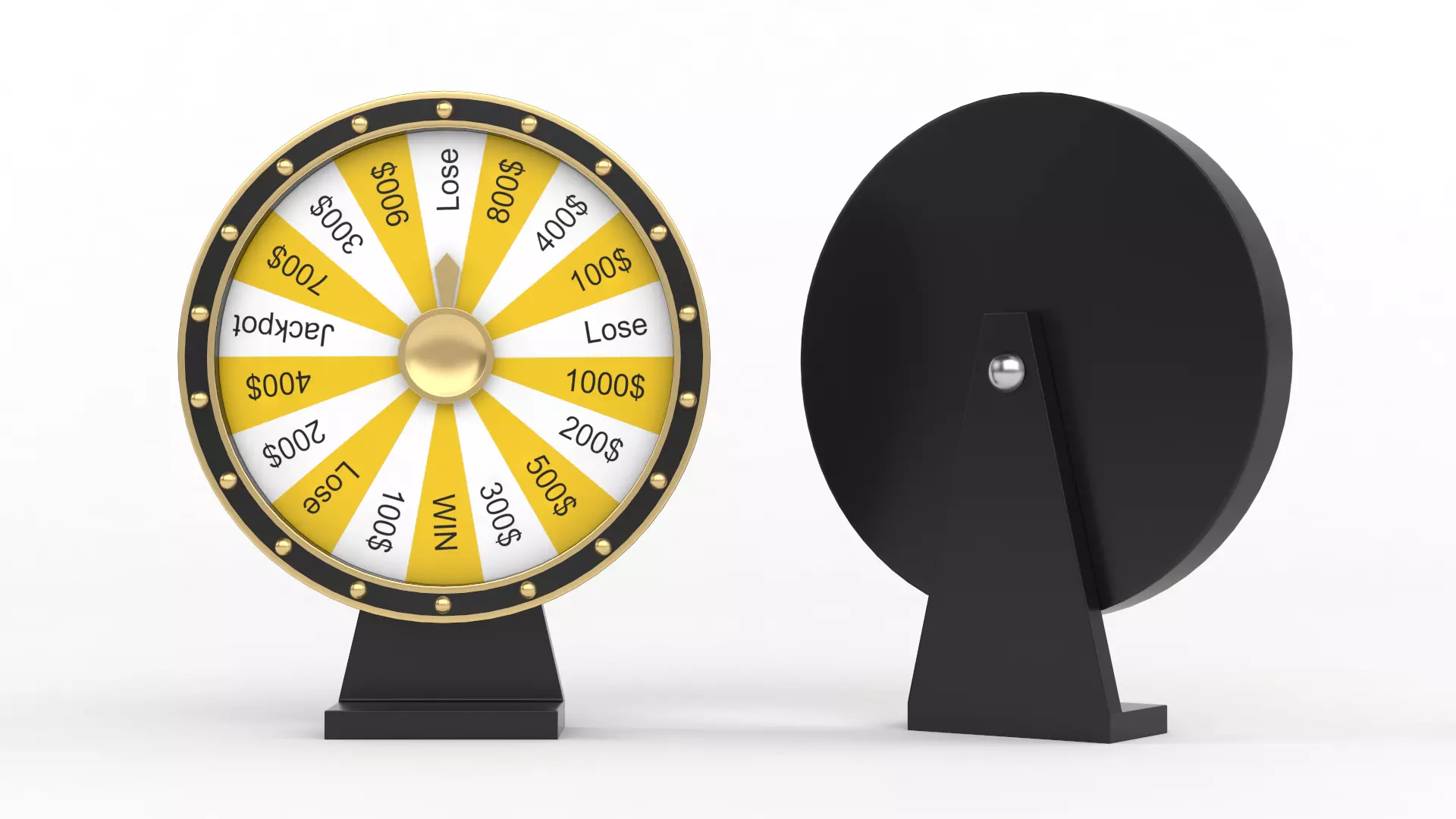 Wheel of Fortune 3D model_0